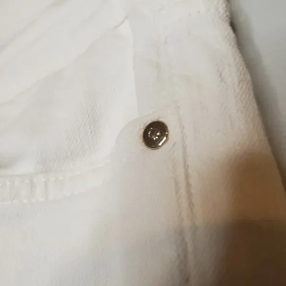 🔥 Kate Spade Play Hooky Broome Street White Skinny Jeans Women's 28 Mid Rise - Picture 12 of 16